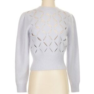 Elegant Angora Lavender Blue Sweater by Kerisma